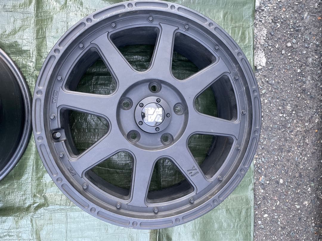 JL/JKラングラー用17インチ マットブラック ホイール - メルカリ