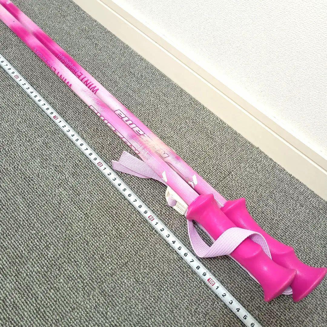 スキーセット K2 146cm KAZAMA ブーツ 24.5cm ストック