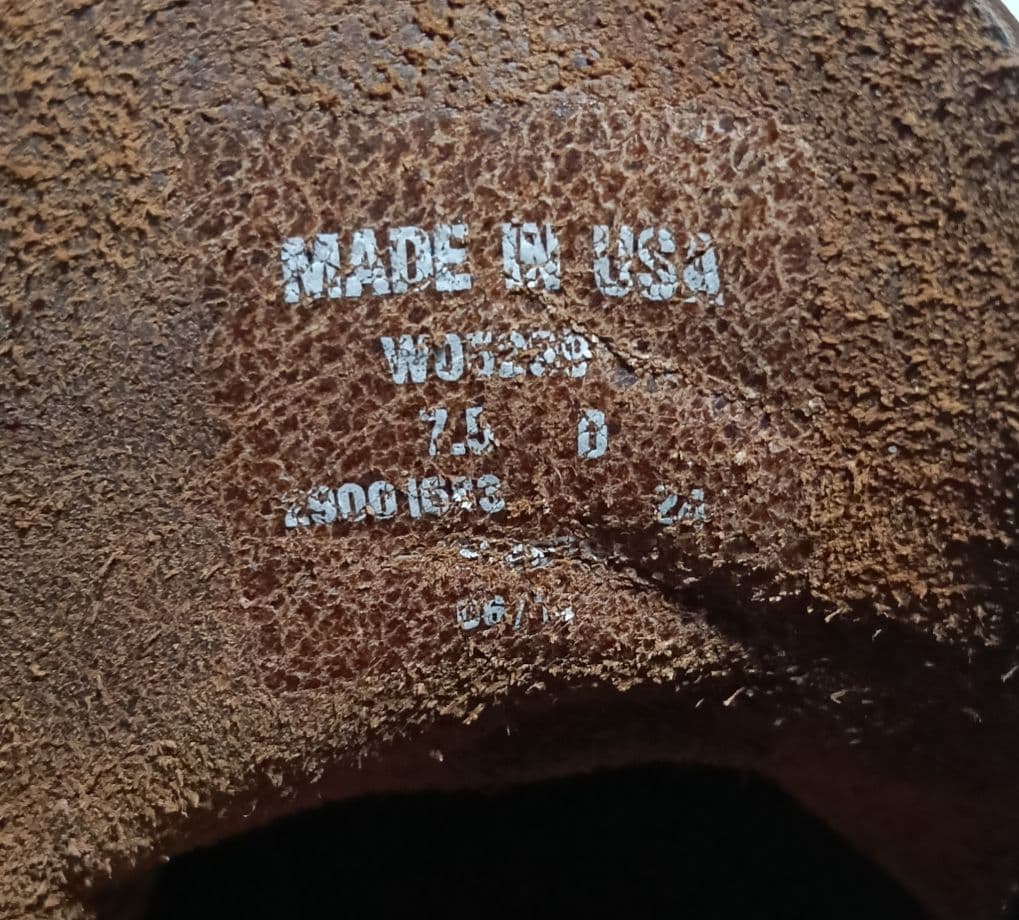 使用少！ウルヴァリン 1000マイルブーツ 茶芯！クロムエクセル 25.5cm