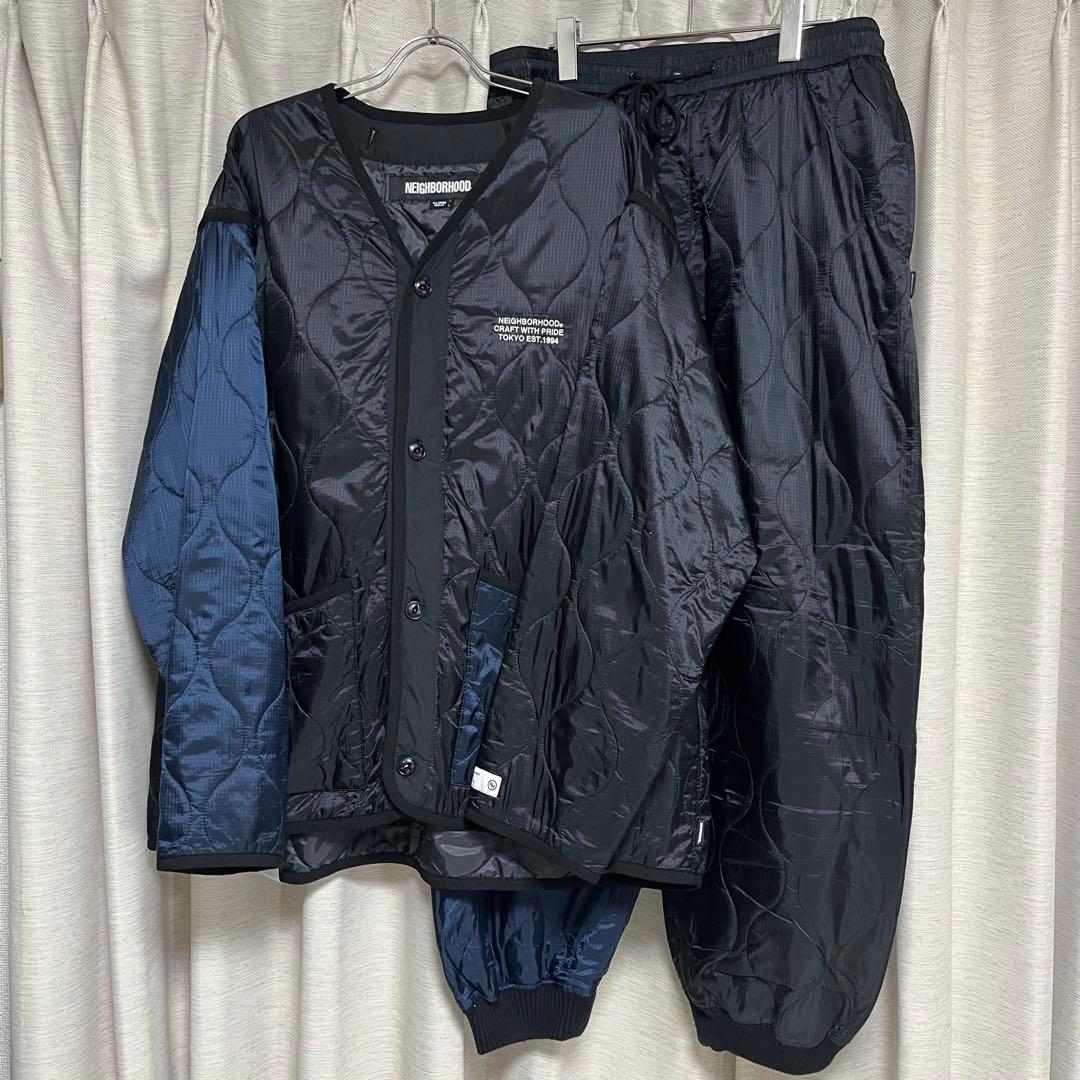 NEIGHBORHOOD】キルティングジャケット,パンツ セットアップ - メルカリ