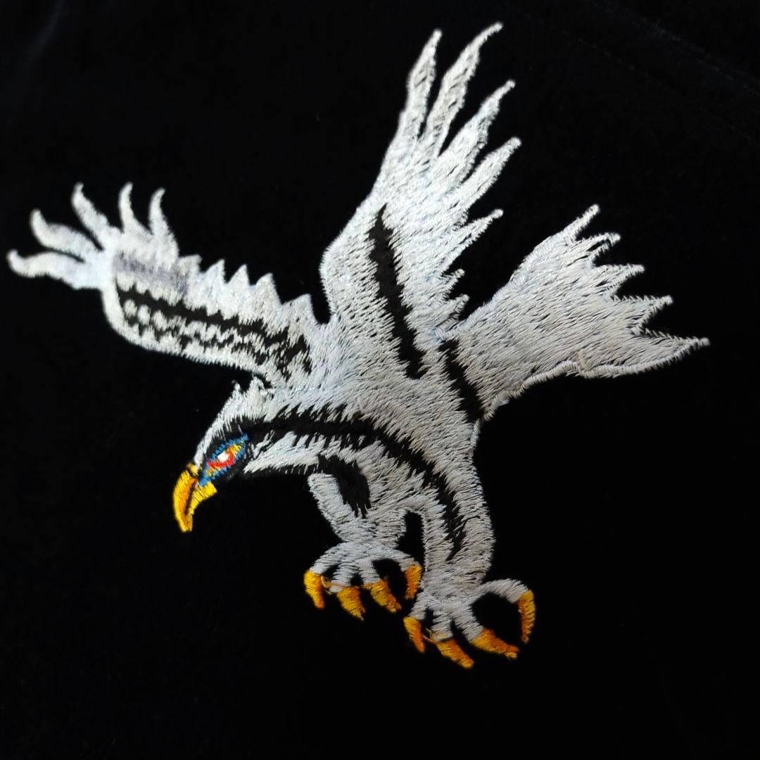 90S 00S 別珍 スカジャン OCTOPUS ARMY 鷲 イーグル刺繍 - メルカリ