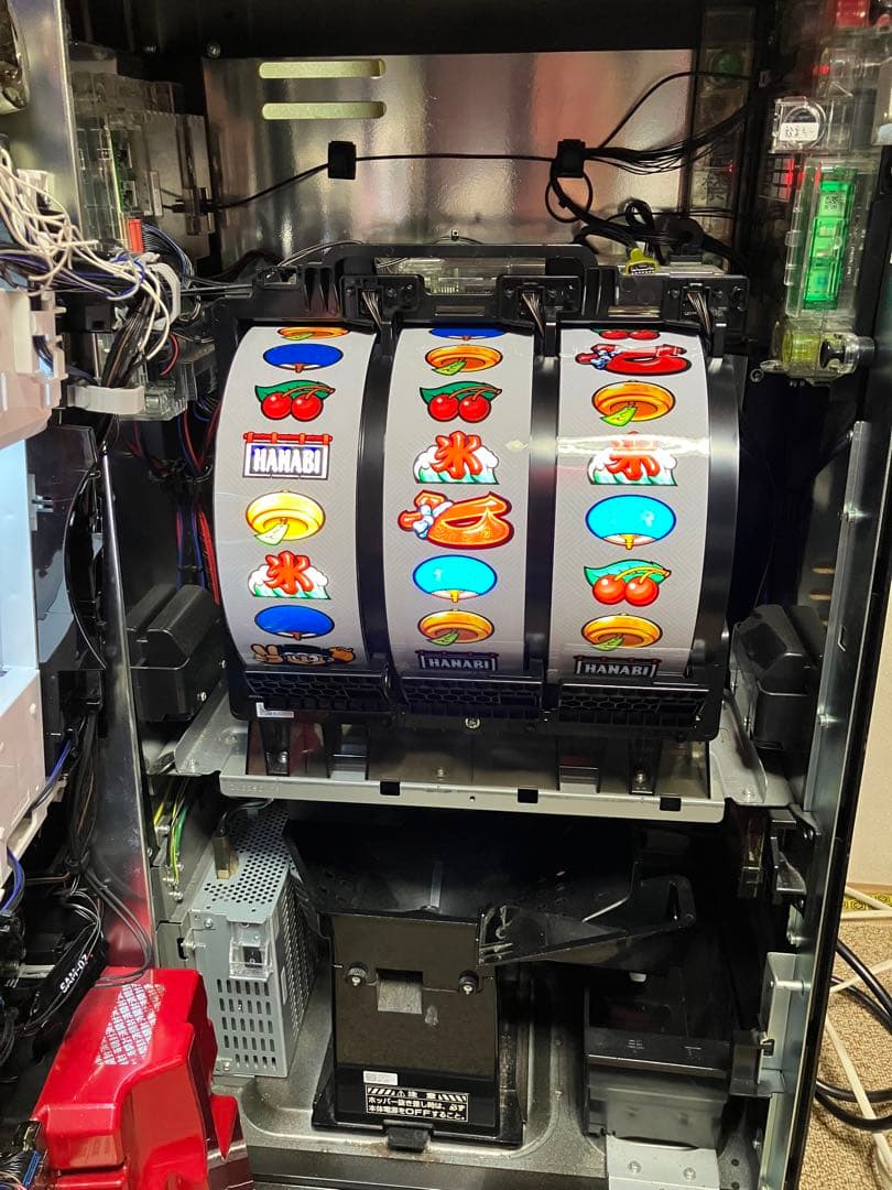 スロット実機 新ハナビ コイン不要機付き - メルカリ
