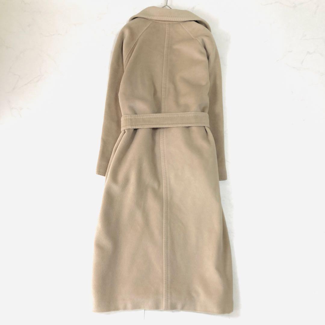美品✨️マックスマーラ 白タグ カシミヤ マニュエラ ベルテッドコート