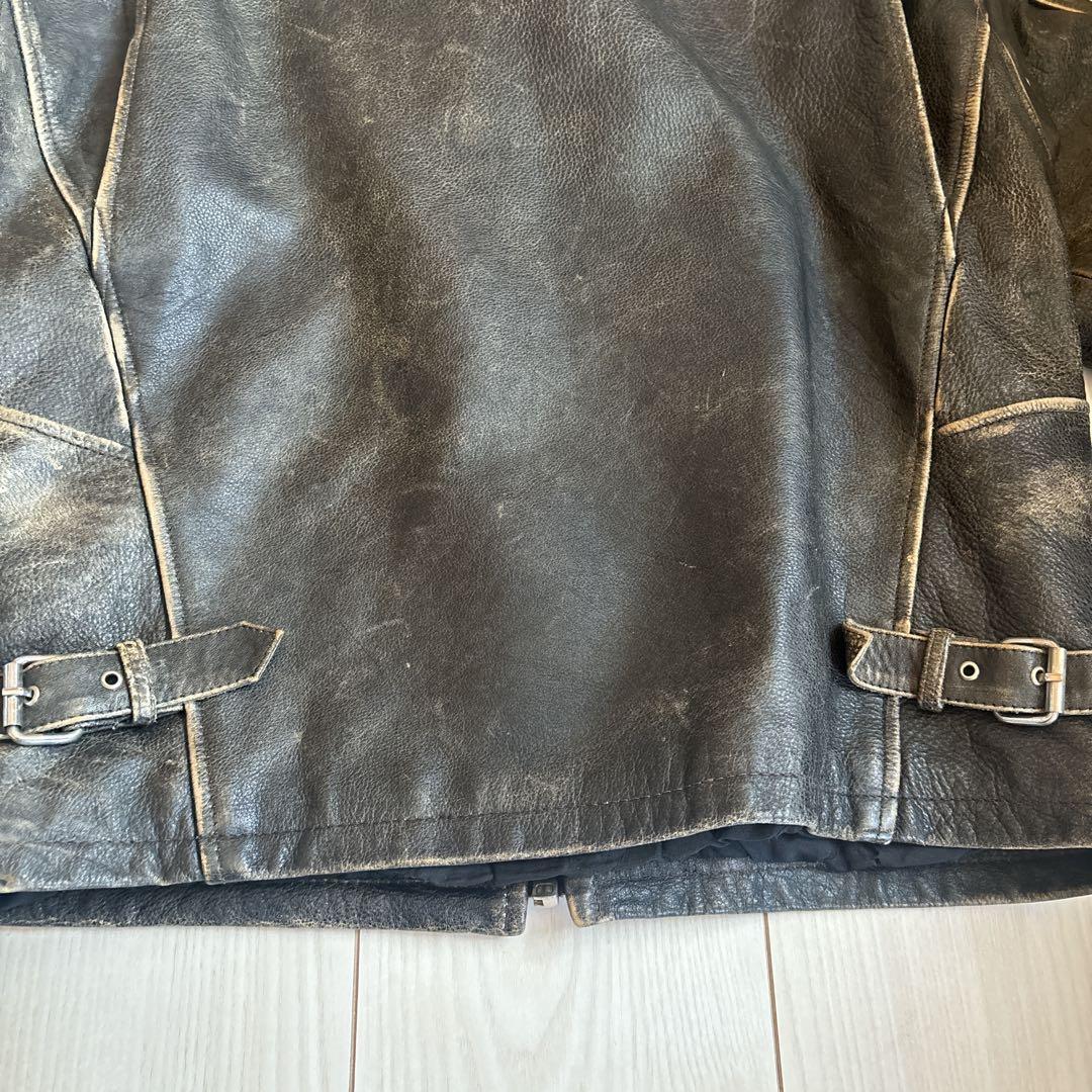 foorstep ライダース 革ジャン 牛革 エイジング ヴィンテージ Mサイズ
