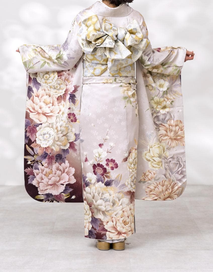 ≪即着用可能≫ 振袖 正絹 フルセット 160cm~170cmの方用【929