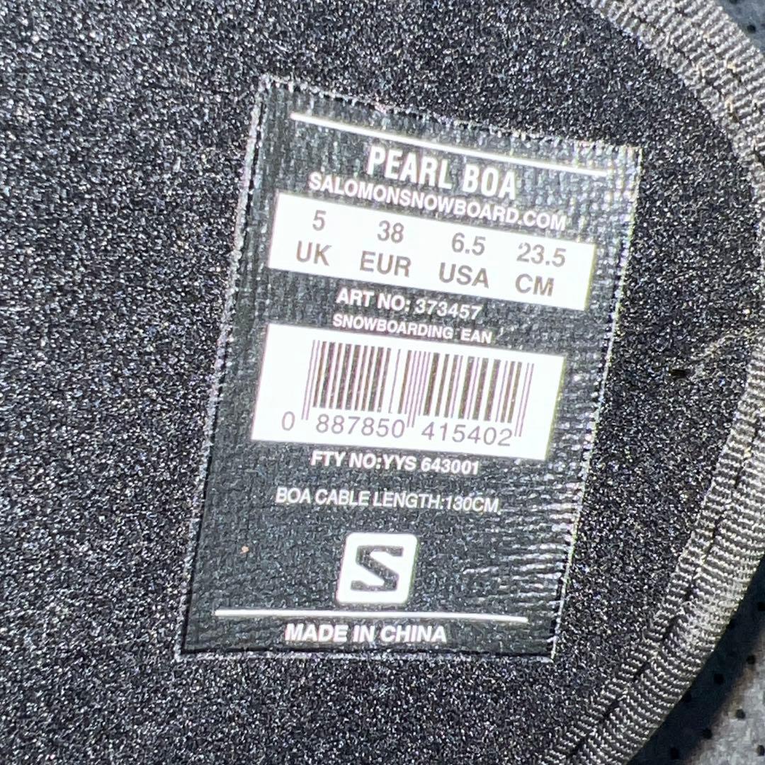 数回着用 23.5cm SALOMON PEARL BOA スノーボードブーツ