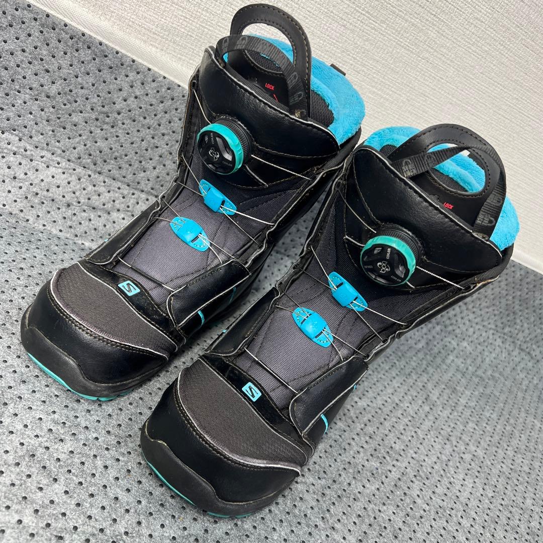 数回着用 23.5cm SALOMON PEARL BOA スノーボードブーツ