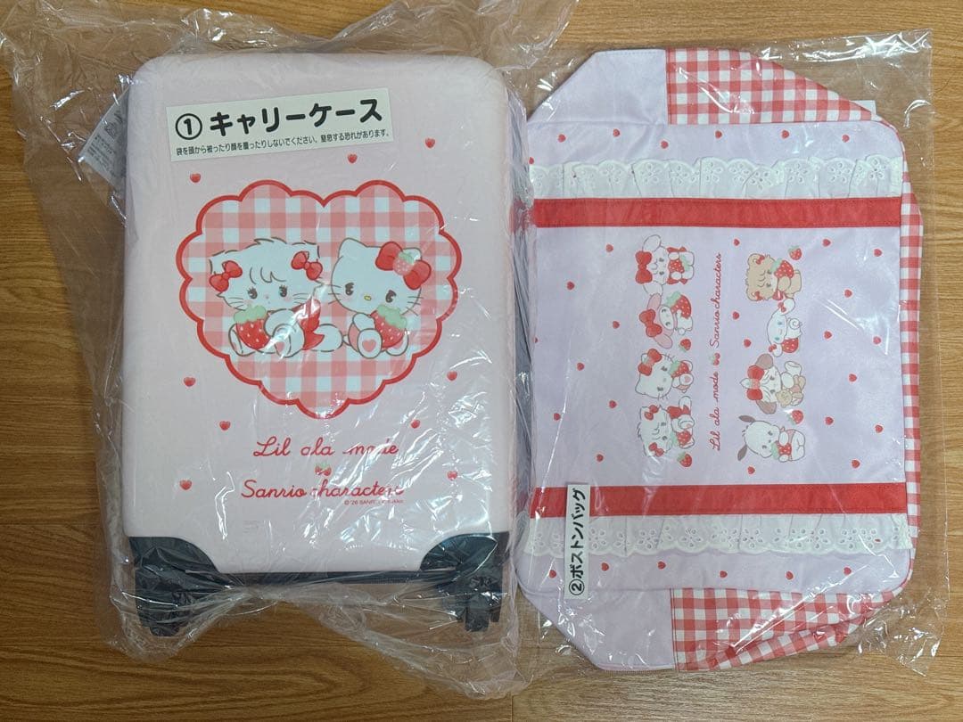 Lil ala mode×サンリオ mikkoキャリーケース、ボストンバッグ Lil ala mode mikko サンリオ 1番くじ ①キャリーケース｜Yahoo!フリマ