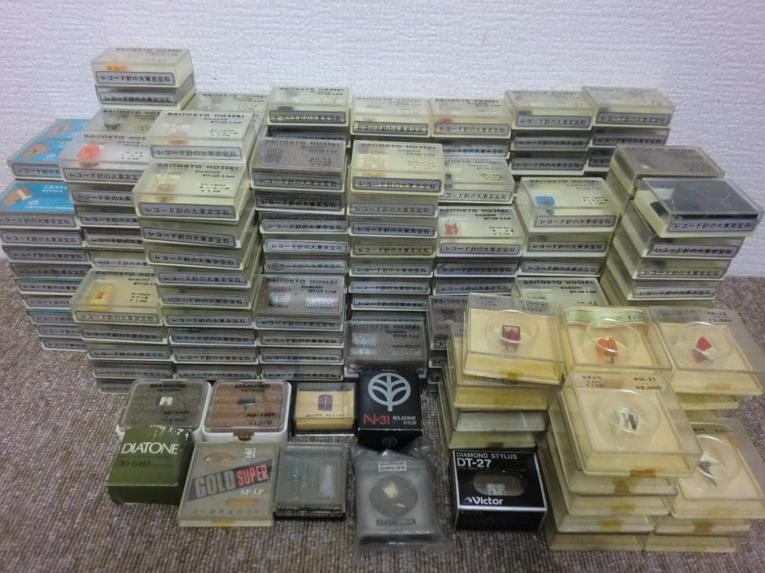 【未使用・現状品】レコード針・交換針 大量270個以上 まとめて セット sl-epb2 Technics（テクニクス） 互換 交換針 ピーアンドエムレコーズ