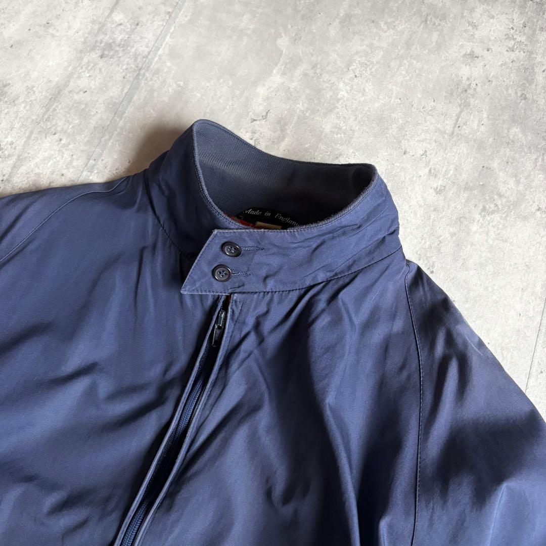 80s BARACUTA】G9 ハリントンジャケット UK製 茄子紺 短丈 - メルカリ