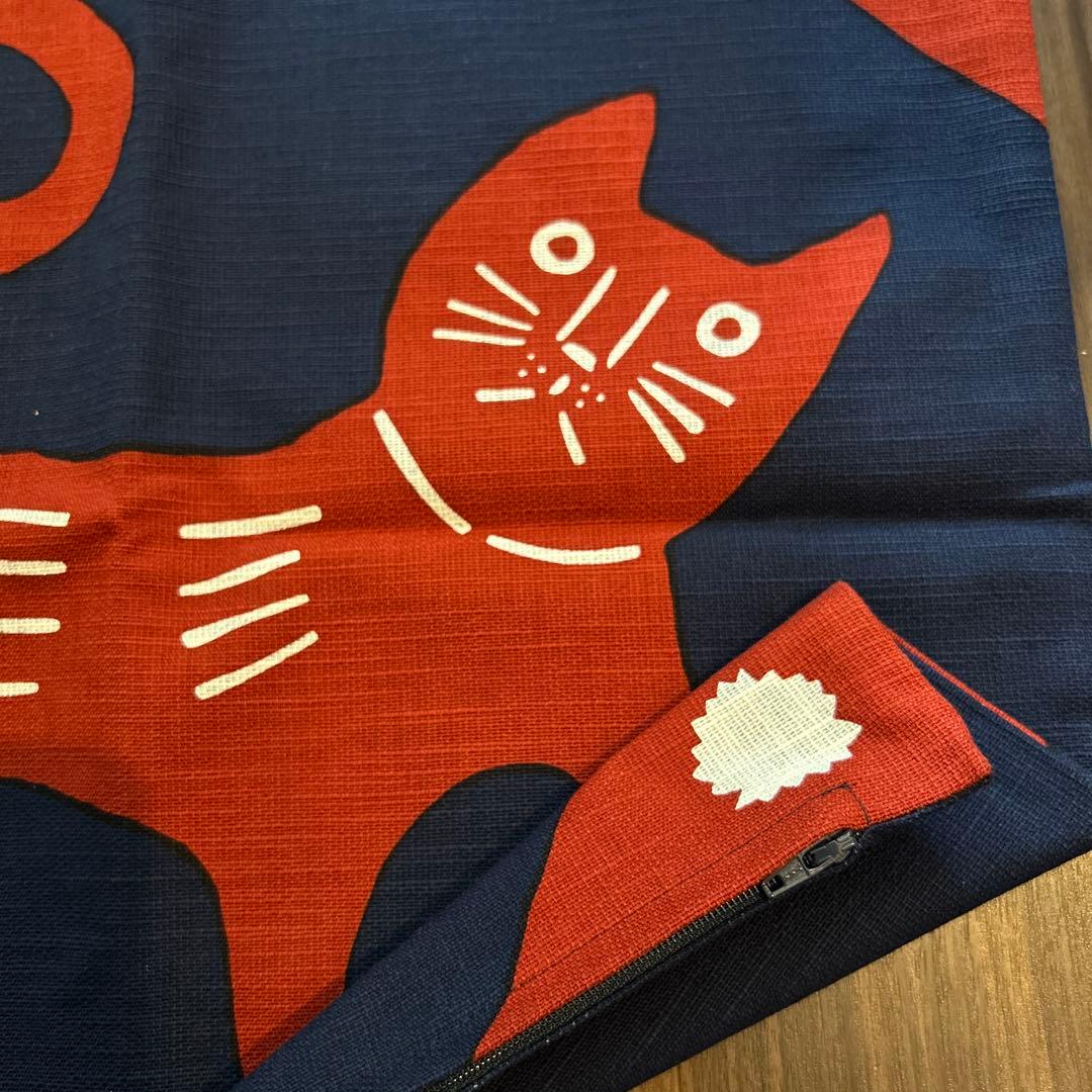 柚木沙弥郎 猫 クッションカバー - メルカリ