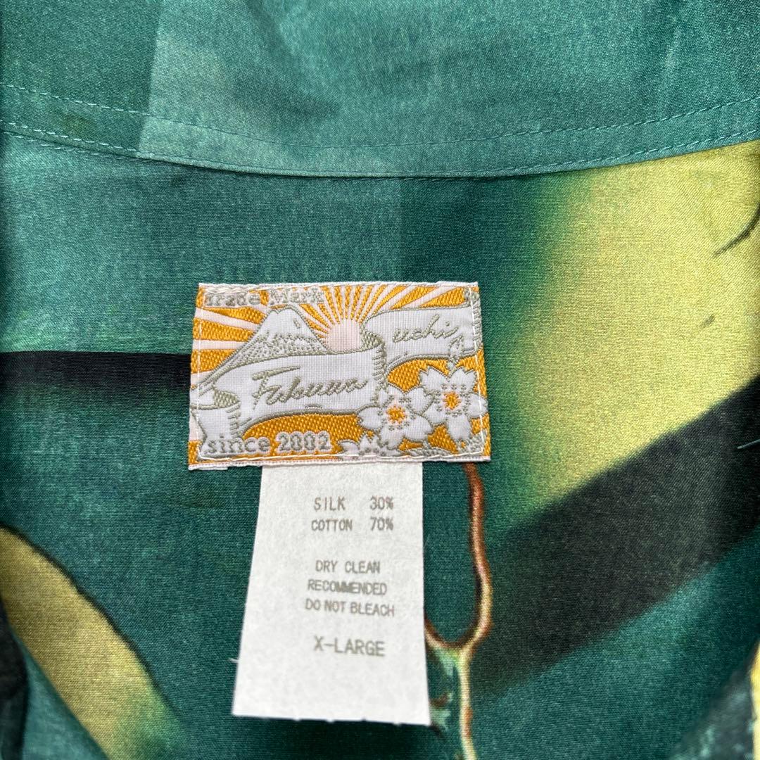 タグ付き Fukuwauchi フクワウチ アロハシャツ XL 浮世絵 幽霊40s 50s