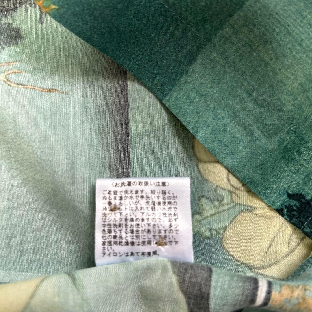 タグ付き Fukuwauchi フクワウチ アロハシャツ XL 浮世絵 幽霊40s 50s