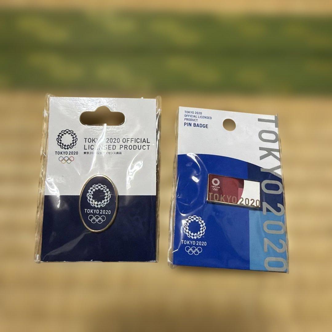 TOKYO 2020 ピンバッジ 2個セット - メルカリ