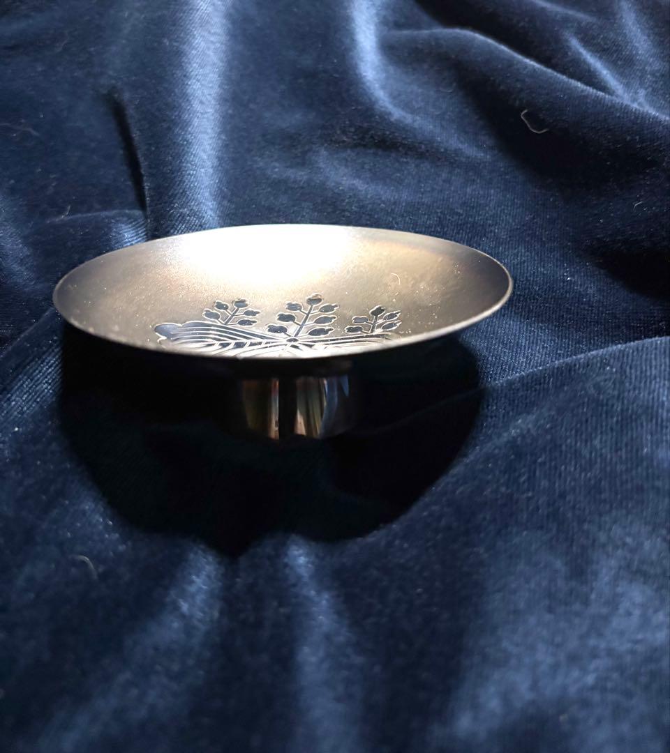 【消防庁長官桐紋 記念銀杯 SILVER 造幣局刻印 69.53g 】桐箱入り