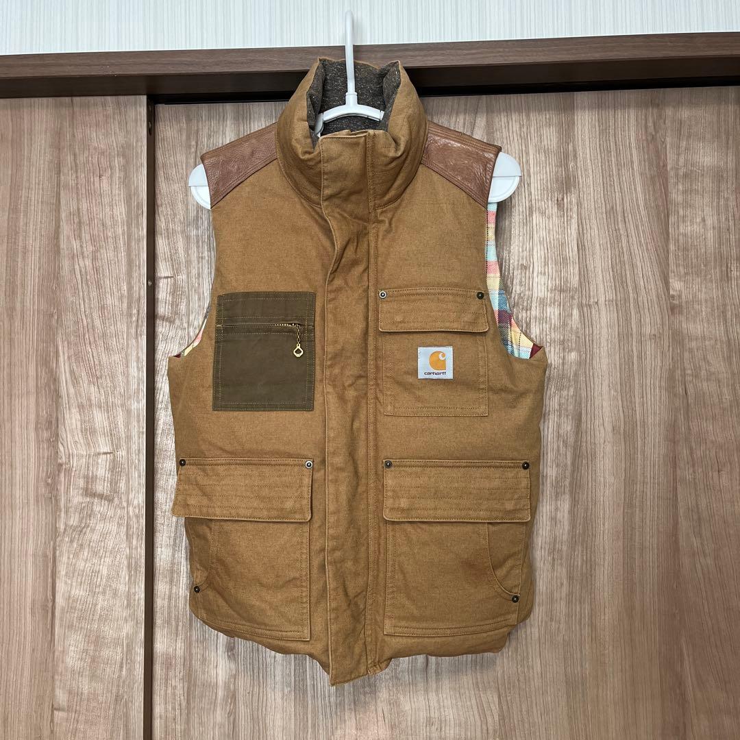 JUNYA WATANABE × カーハート ダウンベスト junya watanabe ジュンヤワタナベ 23aw ダウンベスト - メルカリ