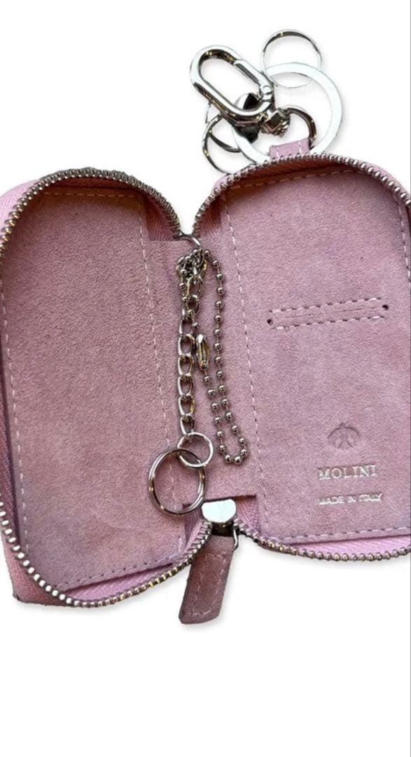 VAKT/SHISHIKUIスエード キーケースピンク - メルカリ