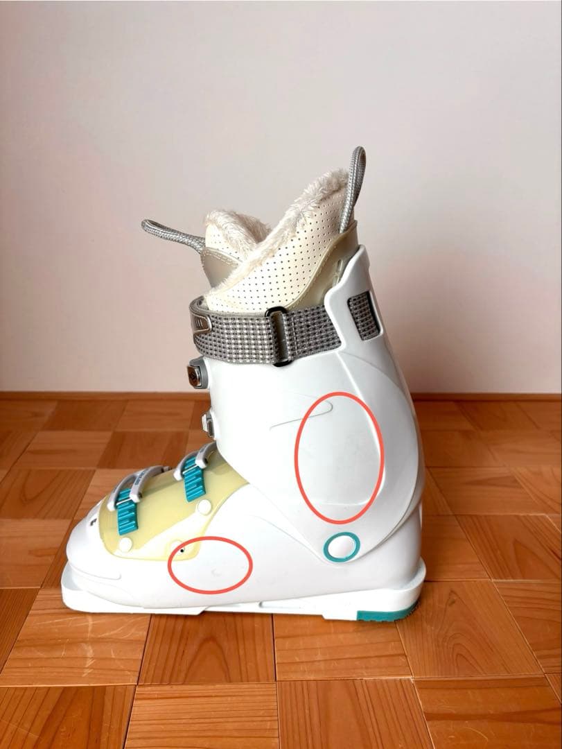 GENFACTORYスキー ブーツ(女性用) 25~25.5cm ホワイト