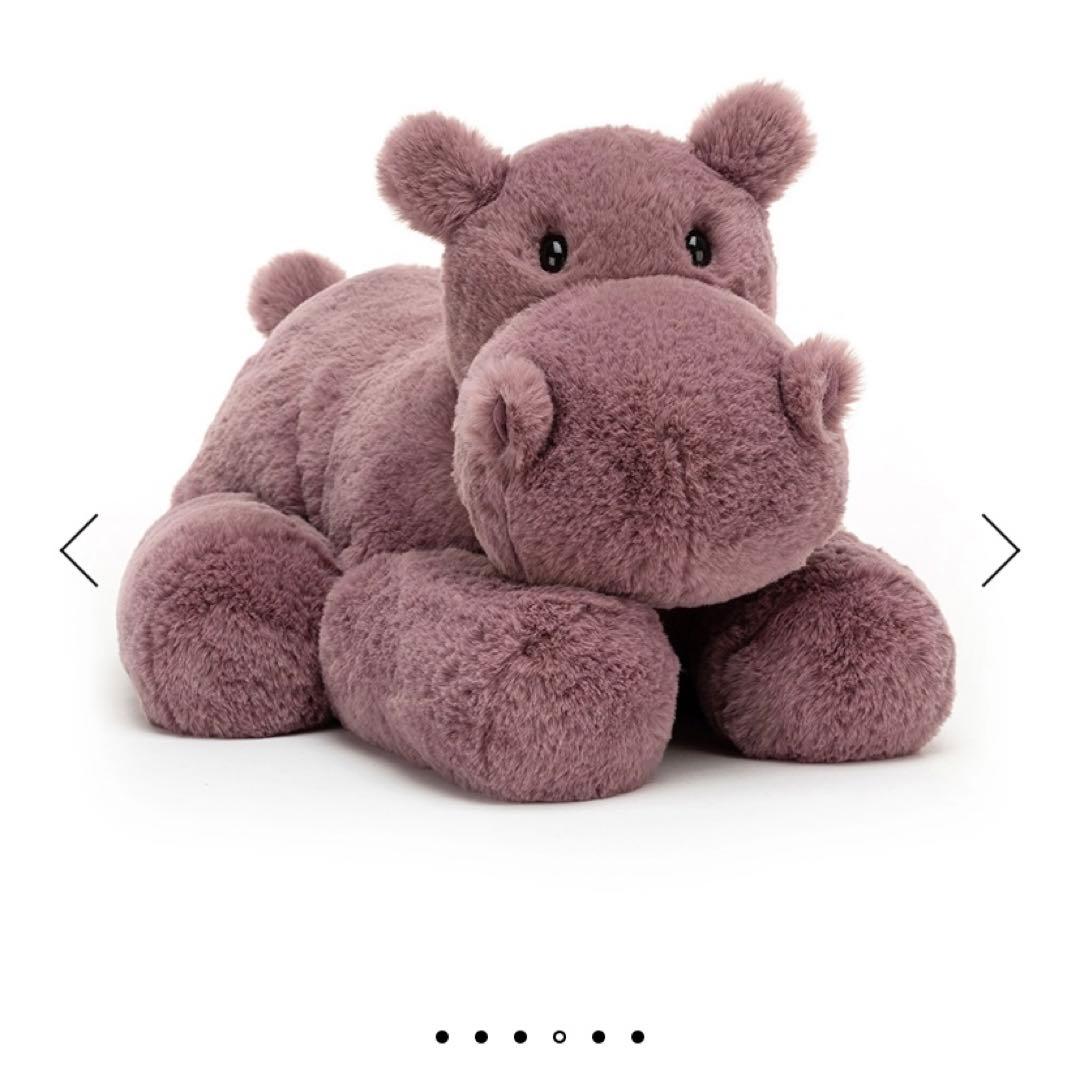 新品未使用】jellycat ぬいぐるみ ジェリーキャット カバ - メルカリ