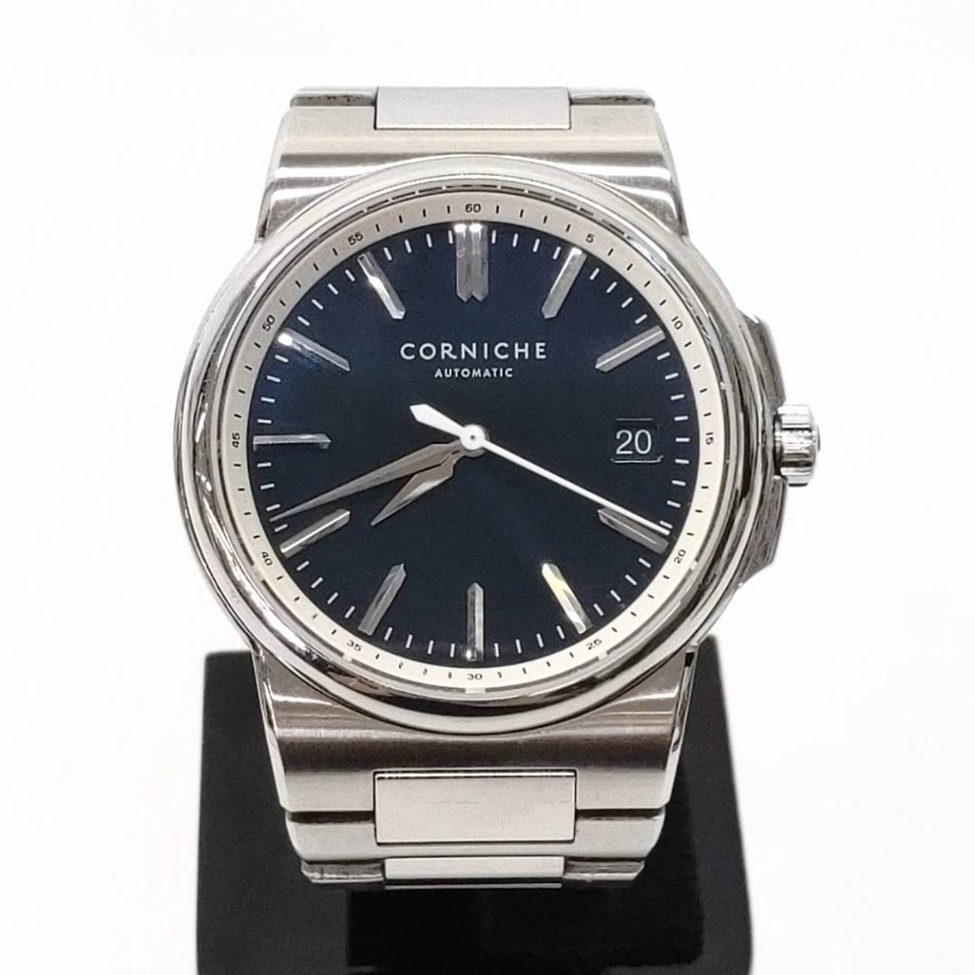 CORNICHE ラ グランデ ステンレススチール ブルーマリン 自動巻き腕時計 正規品 CORNICHE コーニッシュ 腕時計 メンズ 機械式 La Grande