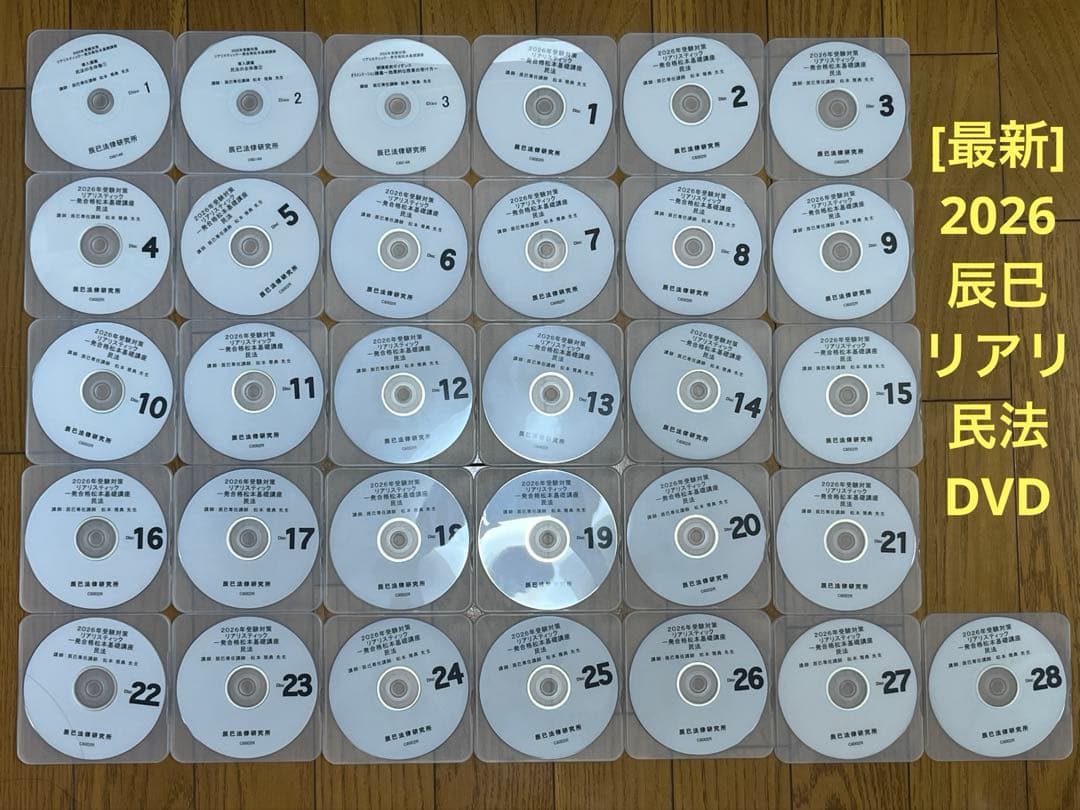 【最新】2026年司法書士試験 リアリスティック 民法全講義DVD【新品未使用】 2026年 リアリスティック司法書士松本基礎講座 民事訴訟法 DVD - メルカリ