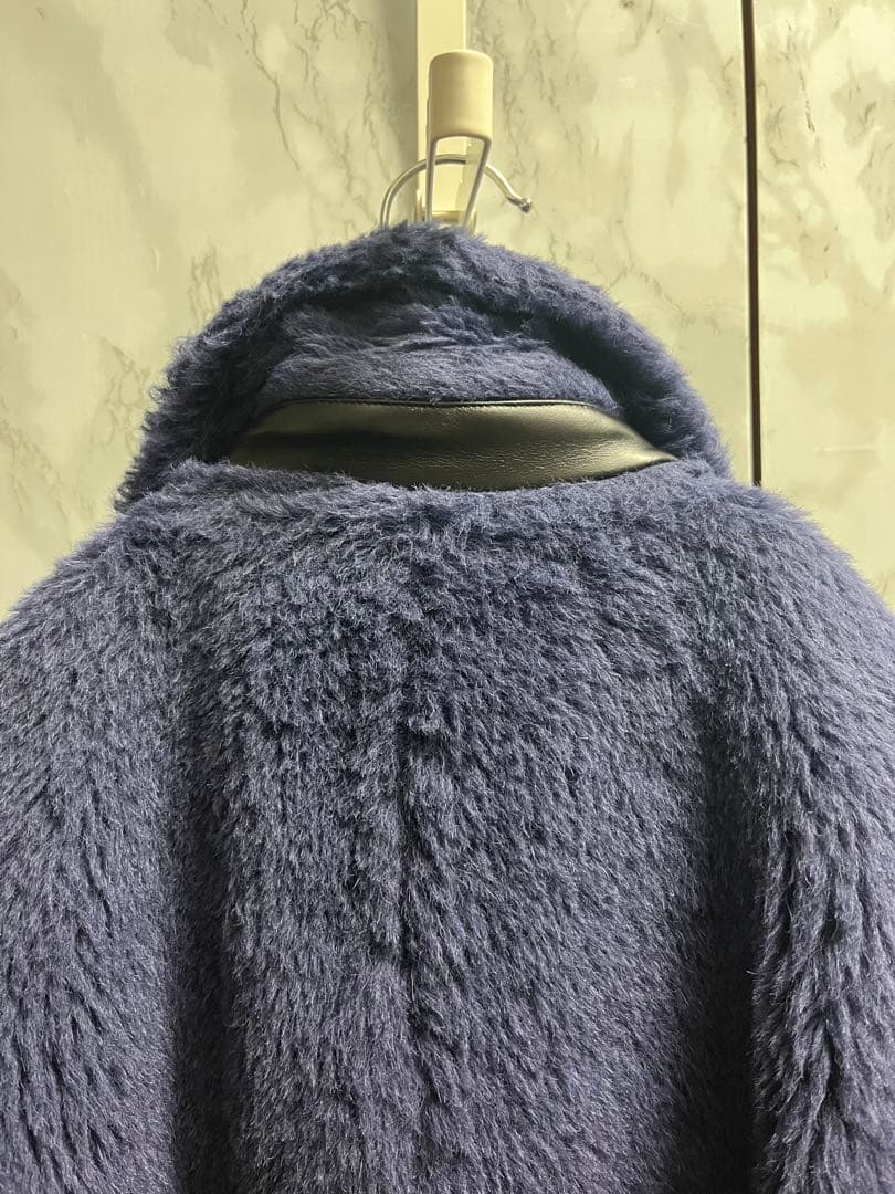 《美品》Kaon ネイビー アルパカ　ロングコート