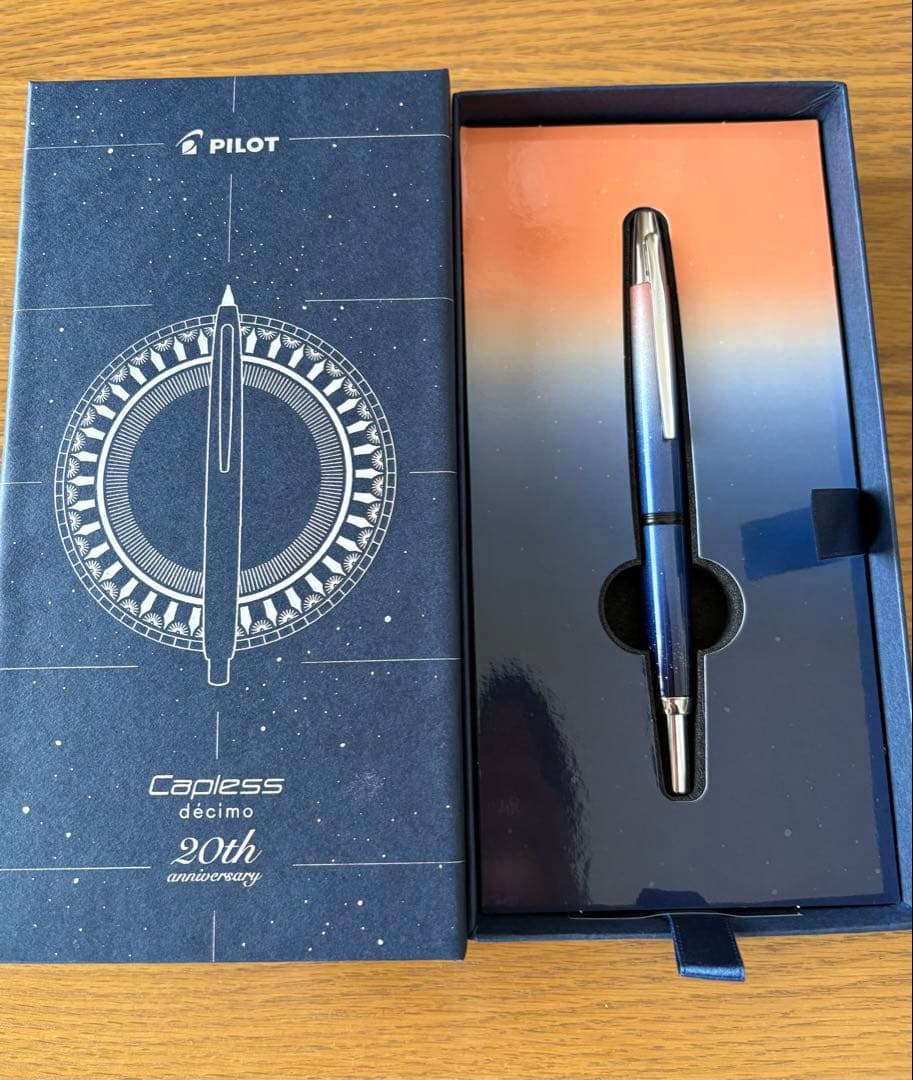 PILOT パイロット 万年筆 キャップレスデシモ 20th限定モデル 字幅F 数量限定品】PILOT万年筆 「キャップレスデシモ20th限定モデル」／字幅