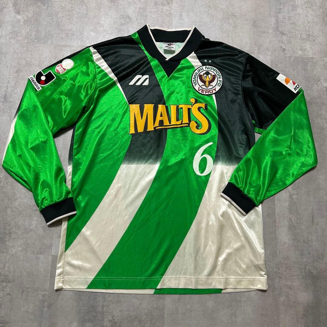 95/96ヴェルディ川崎時代 ユニフォーム 背番号6 ヴィンテージ - メルカリ