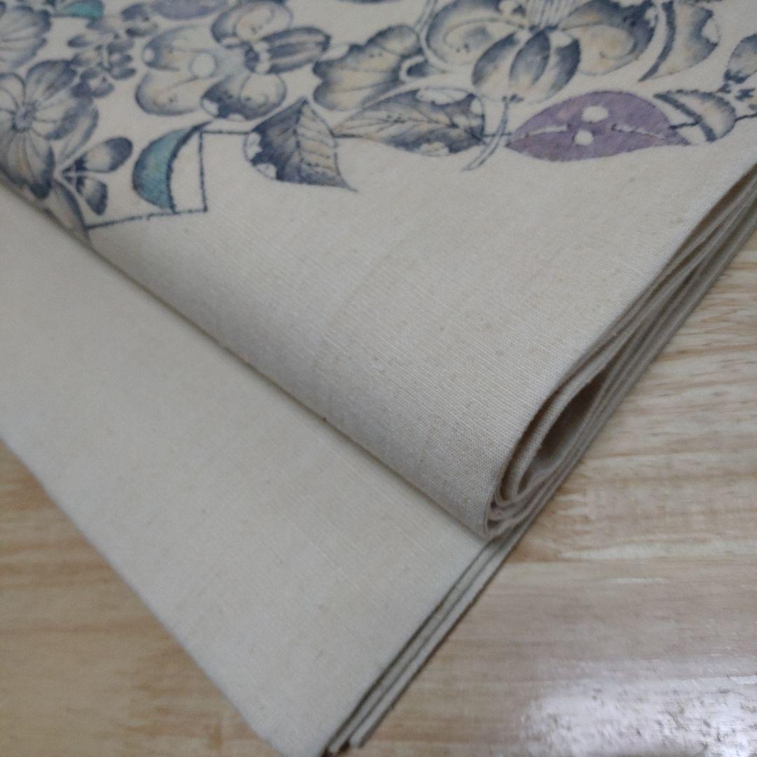 M*様 辻ヶ花♥訳あり格安スタート♥紬♥名古屋帯♥辻が花♥落款作家物