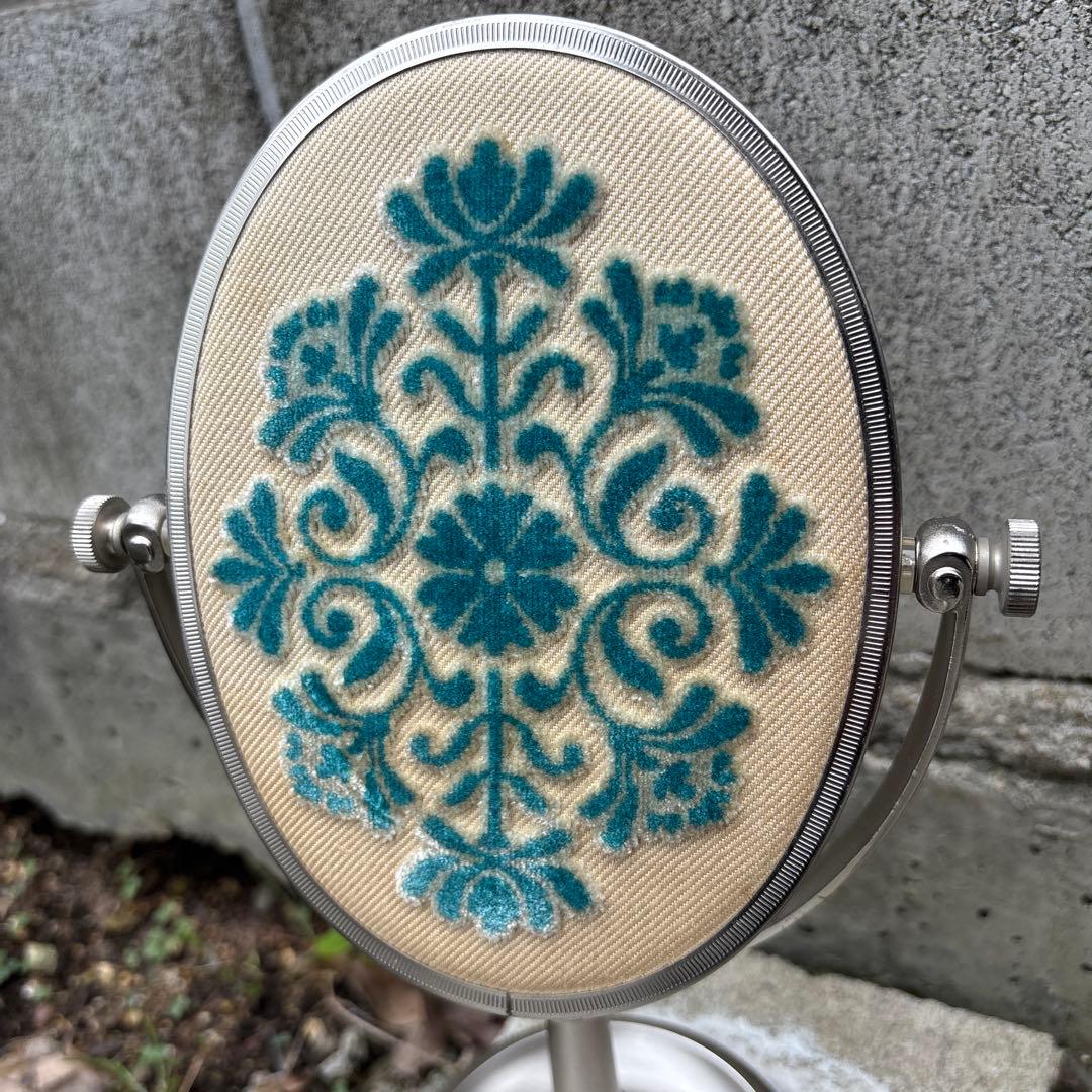 資生堂 スタンドミラー 鏡 花椿 SHISEIDO 昭和レトロ 記念品 化粧