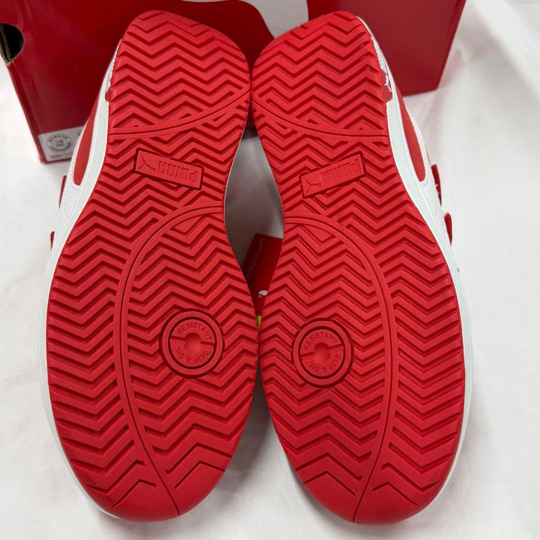 PUMAプーマ　安全靴　プロスニーカー　レッド　25.5cm