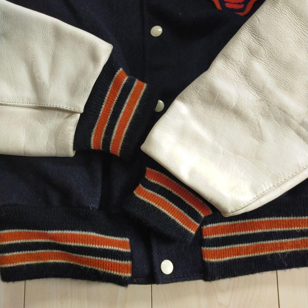 70s-80s/vintage/DeLONG/NFL/シカゴベアーズ/スタジャン - メルカリ