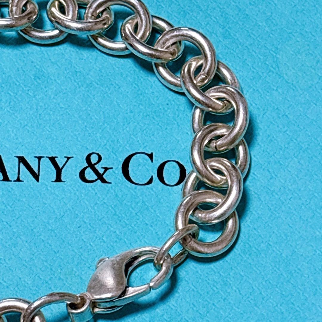 【美品】19.3cm ティファニー ハートタグ ブレスレット SV925