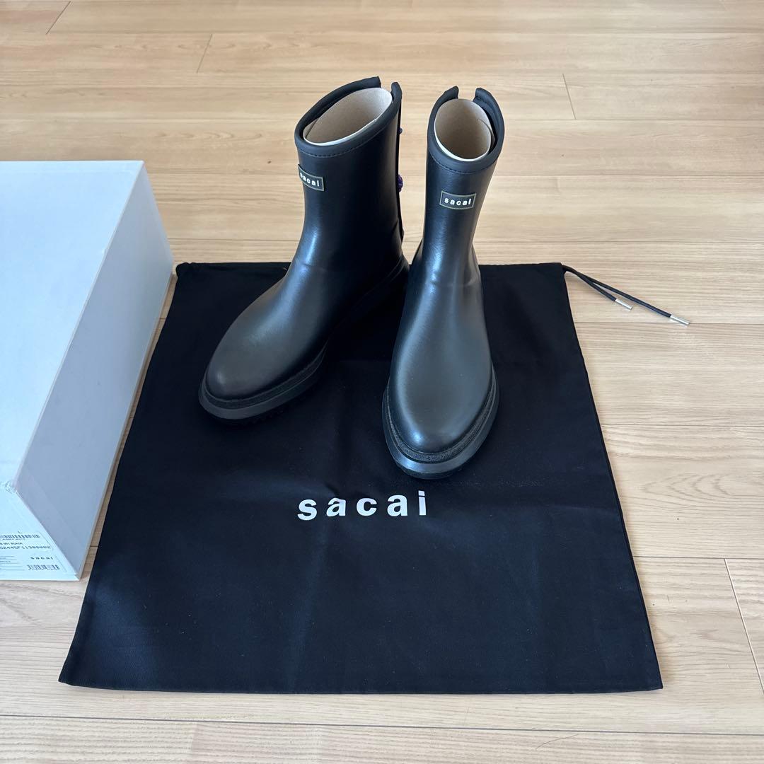 新品25AW Sacai Rubber Boots Lサイズ ラバーブーツ - メルカリ