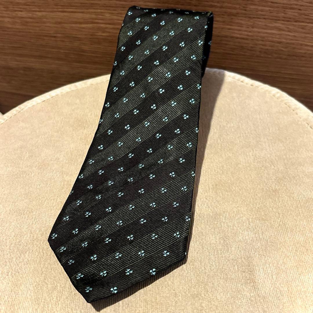 新社会人 ポールスミスコレクション ネクタイ ストライプ 花柄