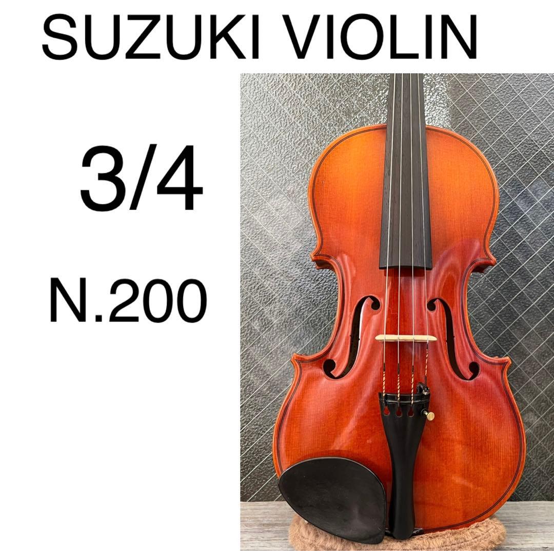 SUZUKI バイオリン N.200 3/4サイズ 楽天市場】鈴木バイオリン ヴァイオリン No.310 115cm以上 4/4,3/4,1/2