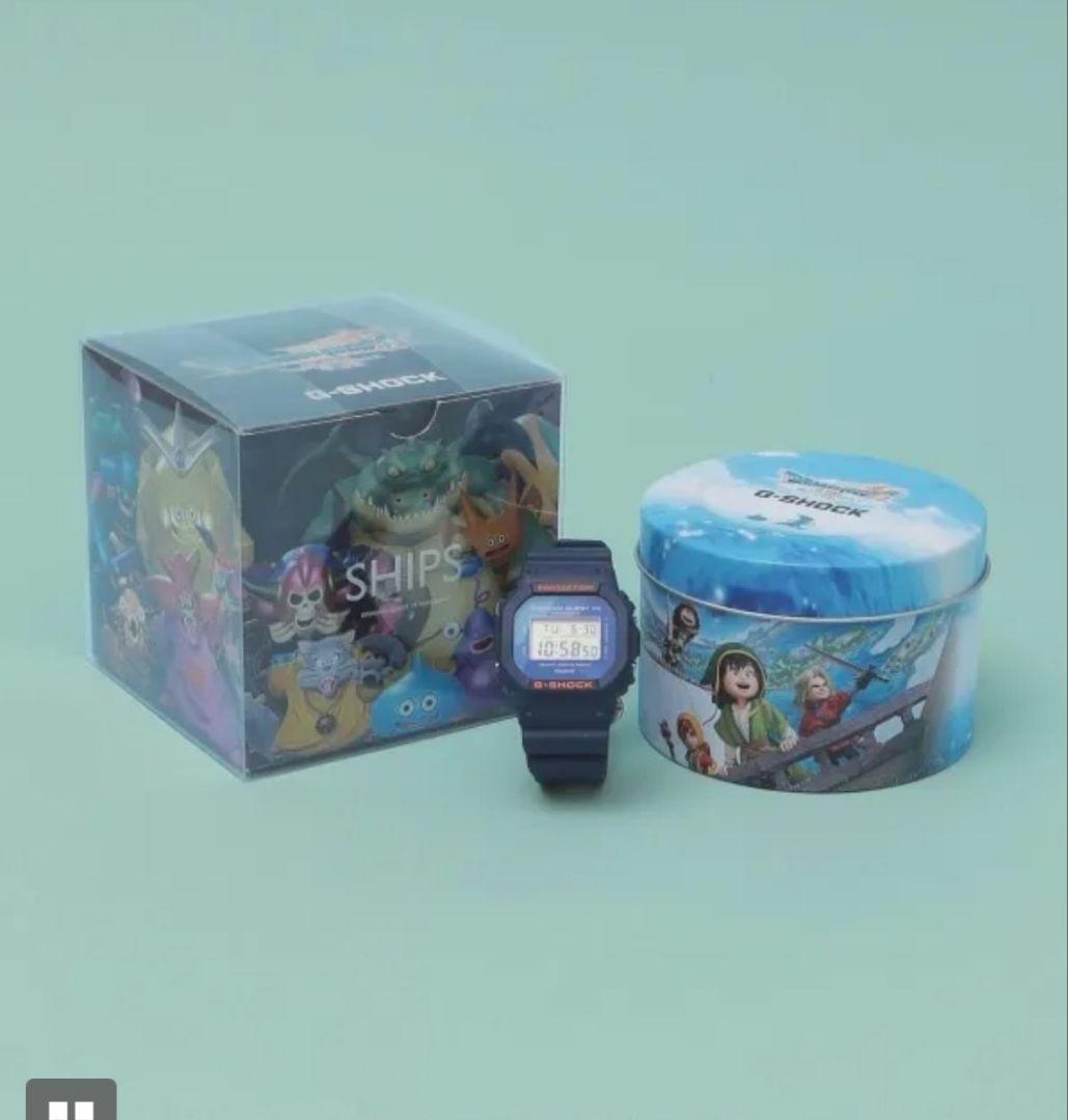 新品　ドラゴンクエストVII　G-SHOCK　エコバッグ付き SHIPS、DQ7 ReimaginedコラボでTシャツ/トートバッグ/G-SHOCKなど