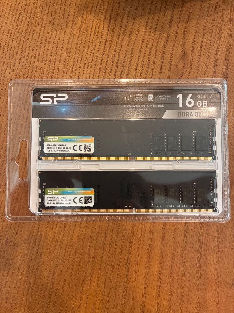 新品未開封　シリコンパワー メモリ DDR4-3200 16GB シリコンパワー ノートPC用メモリ DDR4-3200 16GB SP016GBSFU320F02 1