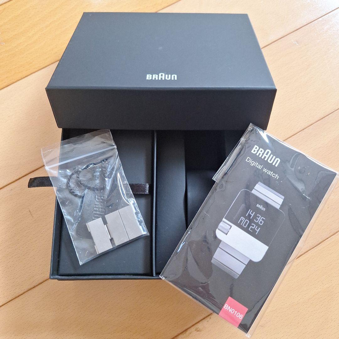 BRAUN BN0106SL ブラウン デジタル 時計 - メルカリ