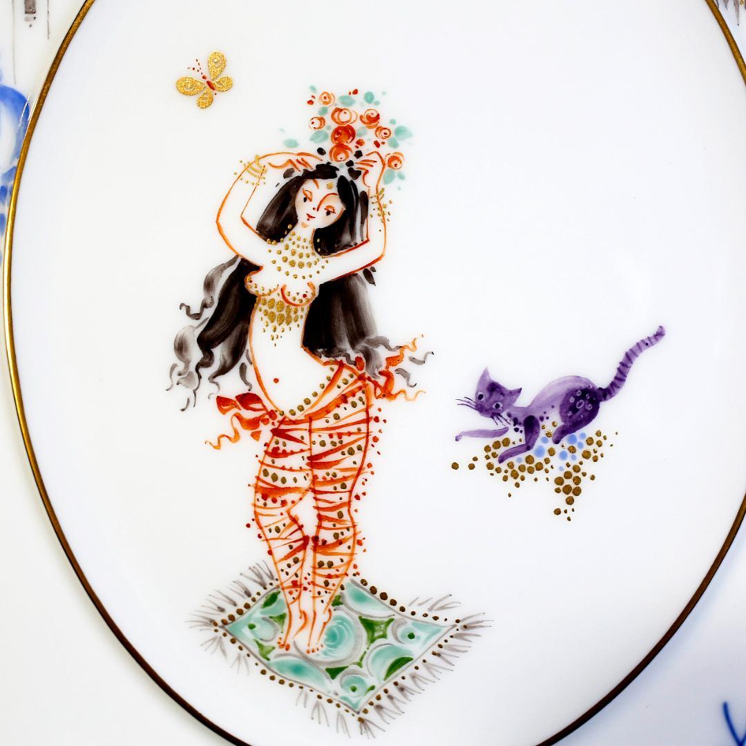 レア極美品1級】マイセン アラビアンナイト 千夜一夜物語 陶板画