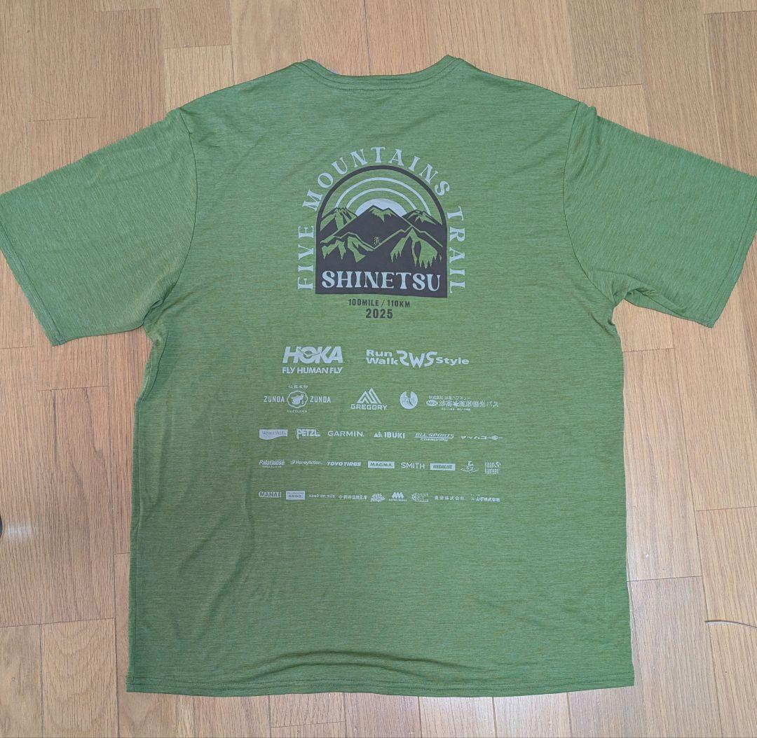 信越五岳2025 Patagonia Tシャツ Mサイズ 手ぬぐい＆バッジ付 - メルカリ