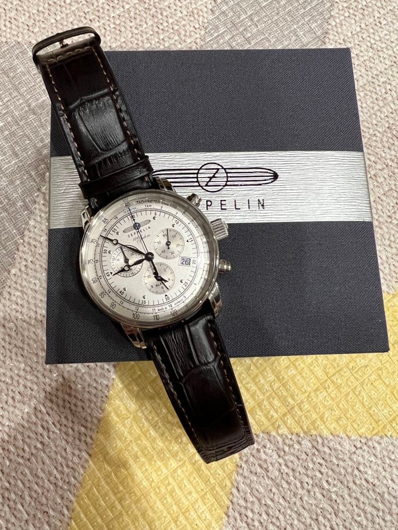 ZEPPELIN 100周年記念シリーズクロノグラフアラーム　7680-1N 7680-1N | ZEPPELIN Official Online Shop