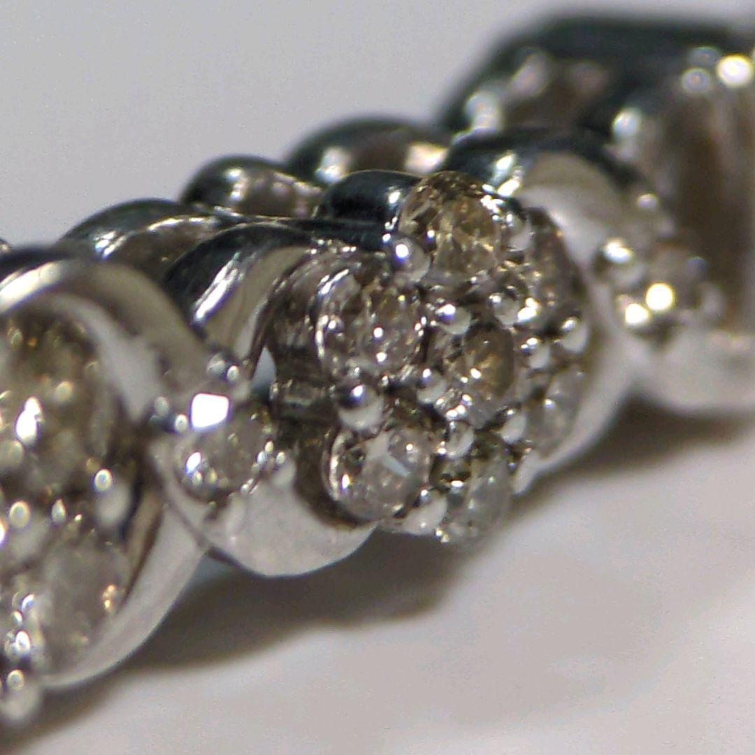 ダイヤモンドブレスレット 0.50ct SILVER 357