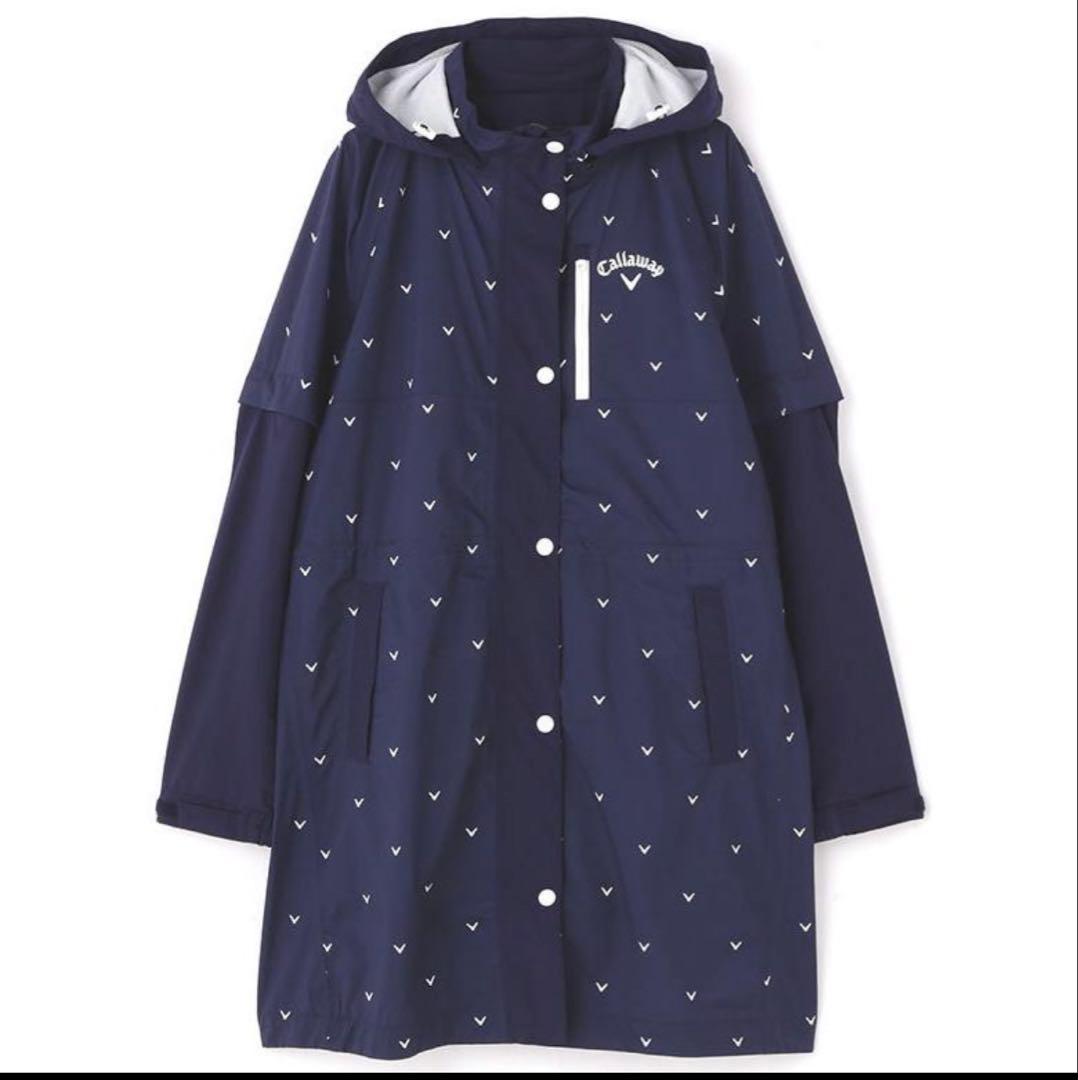 Callaway ネイビー レインコート キャロウェイ レディース ゴルフウェア レインウェア 春 夏 ワンピース