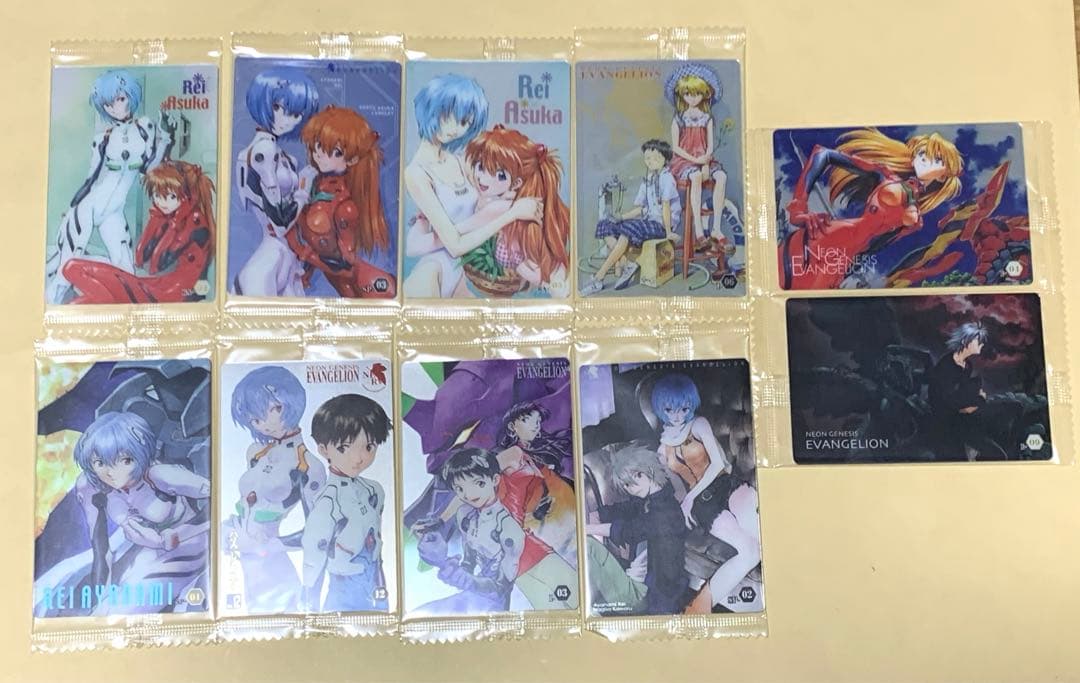 エヴァンゲリオン ウエハース カード 貞本絵 10枚セット - メルカリ