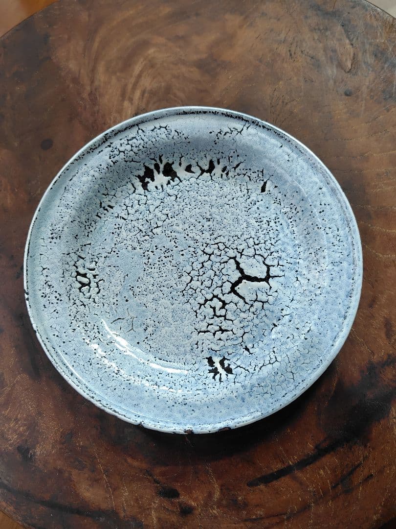 大山求さん　作品　2点セット　作家　鉄 皿　一輪挿し