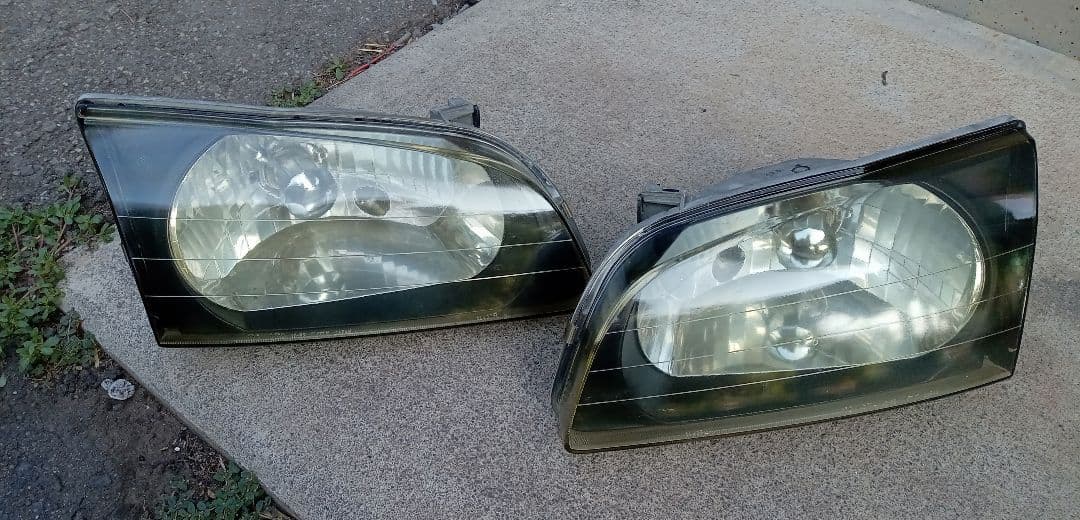 最終値下げ スターレット EP91 グランツァV ヘッドライト左右 トヨタ EP91 スターレット ルフレ 後期 純正 左右 ヘッドライト Koito