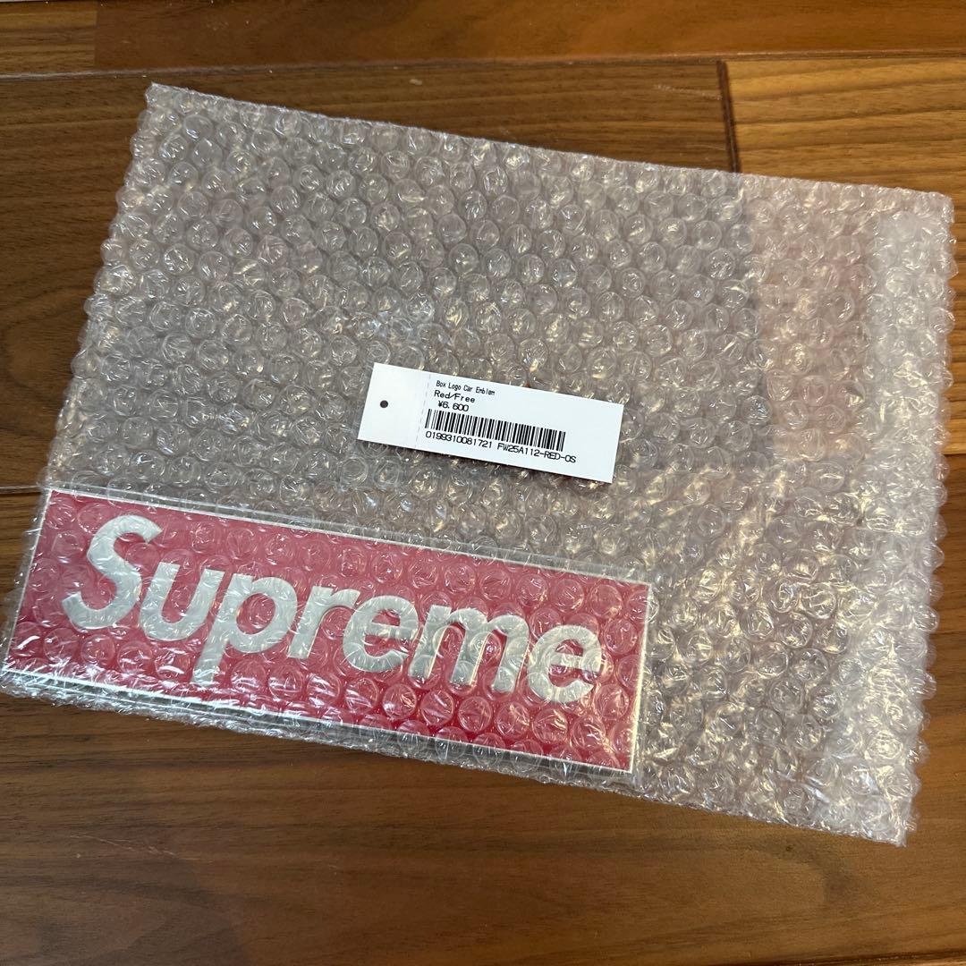 新品Supreme シュプリーム Box Logo ボックスロゴカーエンブレム