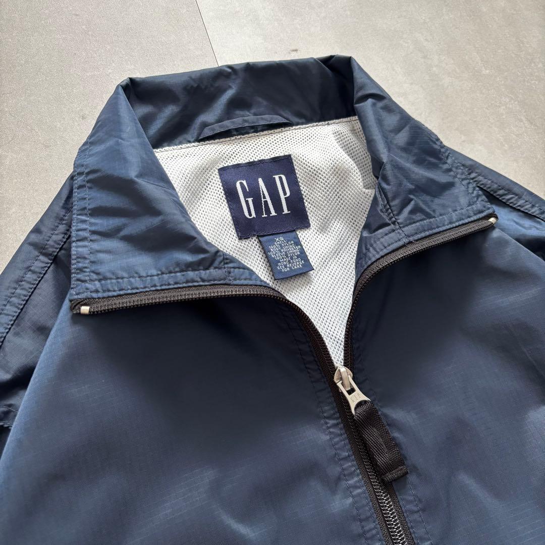 90s - OLD GAP オールドギャップ ドリズラージャケット ナイロン 紺