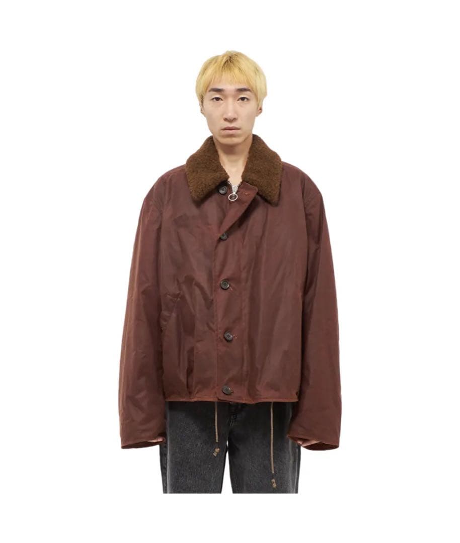 [上杉柊平着用]OUR LEGACY GRIZZLY JACKET　46 Our Legacy Men's' Grizzly Waxed Jacket in Brown | LN-CC®